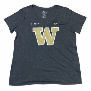 NIKE University Of Washington Gray Gold T-Shirt XL